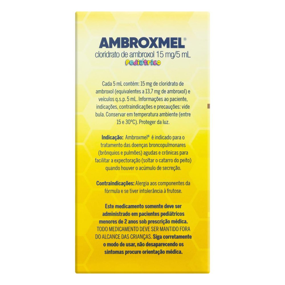 AMBROL XAROPE INFANTIL 15MG/5ML 100ML - AMBROXIMEL